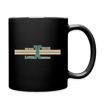 Essayez d’être végétalien - Mug uni - noir - Droite