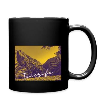 Tenerife - Tasse einfarbig - Schwarz - Rechts
