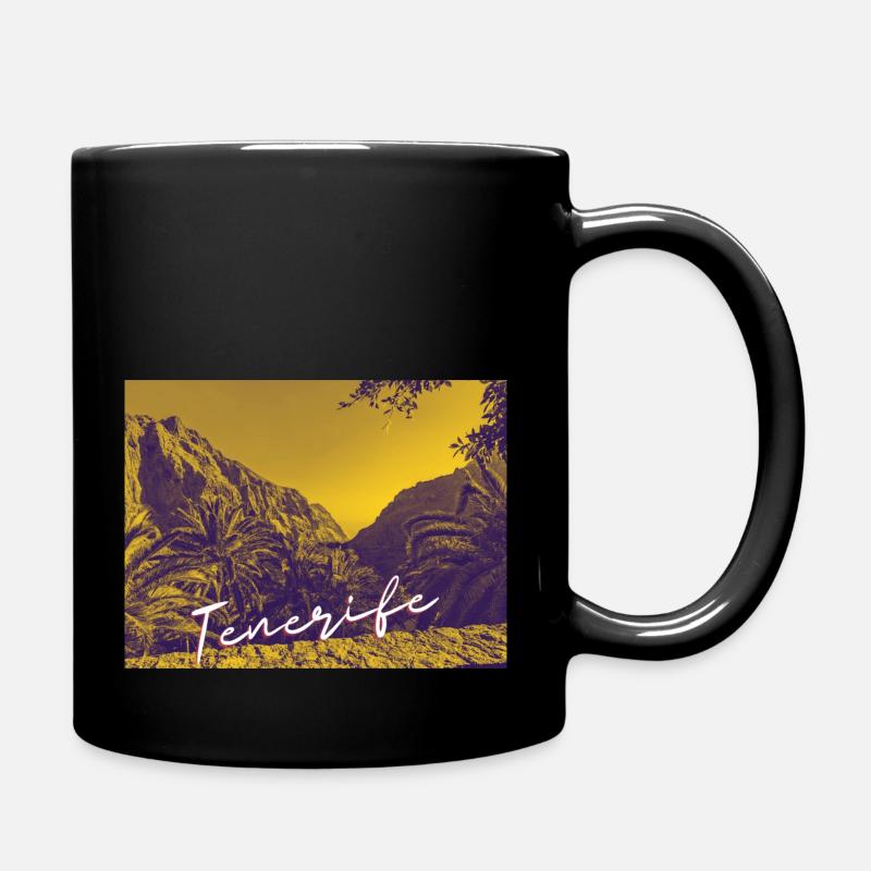 Tenerife - Tasse einfarbig - Schwarz