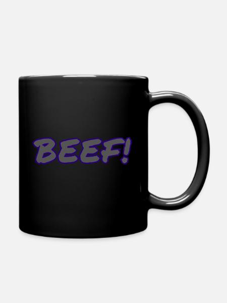 Beef - Tasse einfarbig - Schwarz