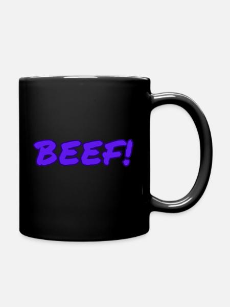 Beef! - Tasse einfarbig - Schwarz