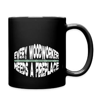 Charpentier Blague Geek Woodworking Gift Apprenti - Mug uni - noir - Droite