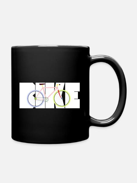 Single Speed bunt - Tasse einfarbig - Schwarz