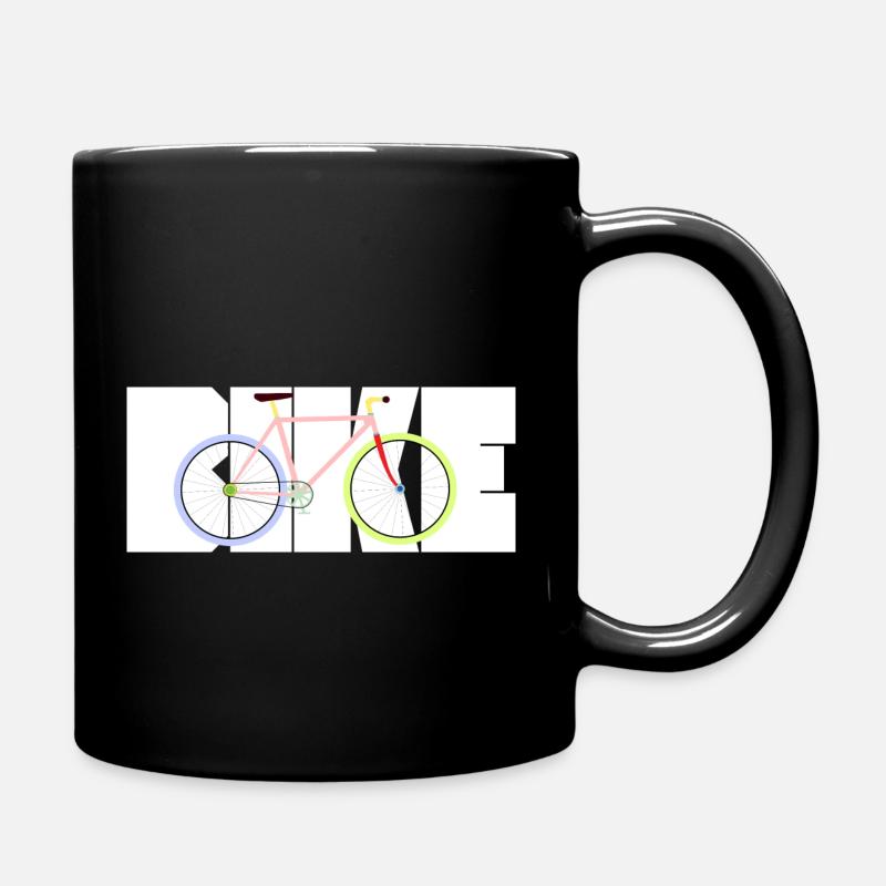 Single Speed bunt - Tasse einfarbig - Schwarz