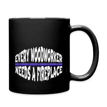 carpenter hoodies and sweatshirts geek - Tasse einfarbig - Schwarz - Rechts
