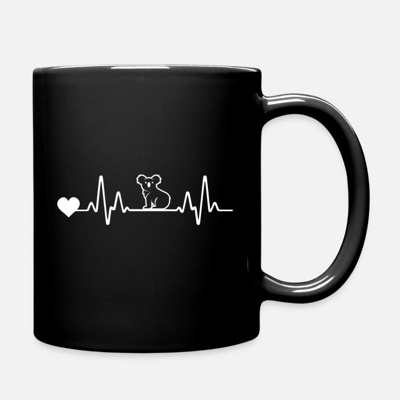 Koala Bear Koala - Full Colour Mug - black