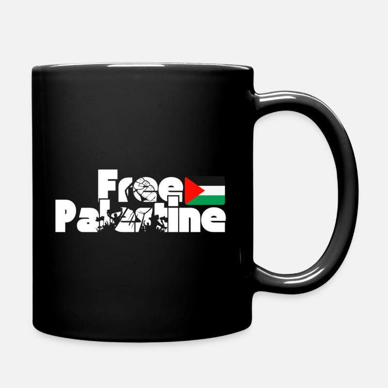 Free Palestine - Mug uni - noir