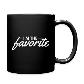I'm The Favorite - Funny Gift - Full Colour Mug - black - Right