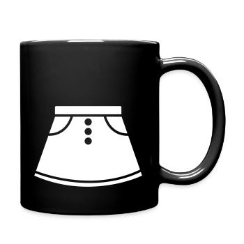 White Logo - Full Colour Mug - black - Right