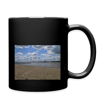 Rose du Coursier de nuit - Mug uni - noir - Droite