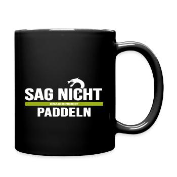 drachenboot chinesisches drachenboot-paddeln - Tasse einfarbig - Schwarz - Rechts