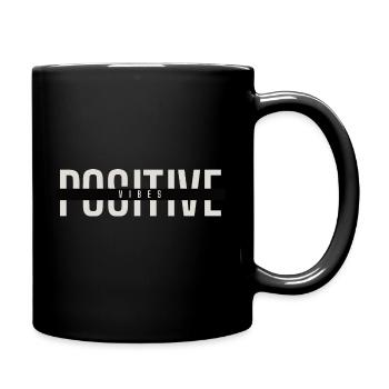 Positive Vibes - Full Colour Mug - black - Right