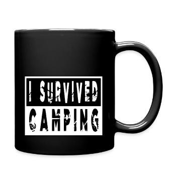 Van Life Awesome Statement Campfires Jokes - Full Colour Mug - black - Right