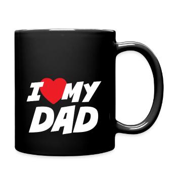 I Love my Dad - Full Colour Mug - black - Right