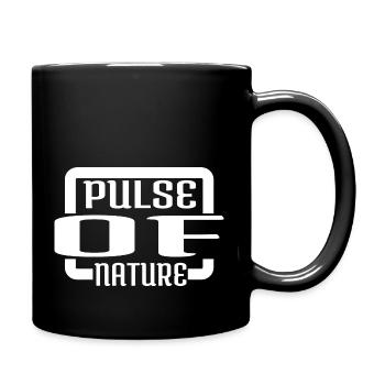 feeling the pulse wilderness exploration - Tasse einfarbig - Schwarz - Rechts
