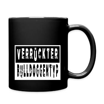 geburtstagsgeschenkidee doggie pudel hundehalter - Tasse einfarbig - Schwarz - Rechts