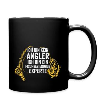 Angler Fishing Fishing Rod Fishing - Full Colour Mug - black - Right