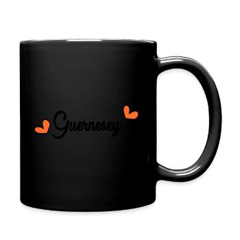 GUERNSEY. UNITED KINGDOM - Full Colour Mug - black - Right