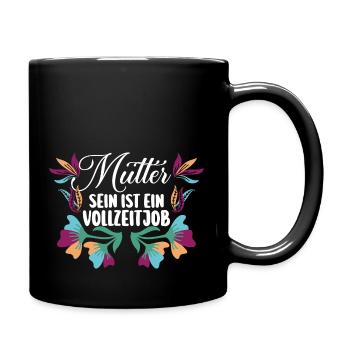 Mom Mother's Day Mom - Full Colour Mug - black - Right