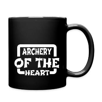 Archery Practice Passion Geek Birthday Present - Full Colour Mug - black - Right
