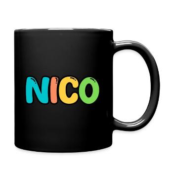 Name - Nico - Full Colour Mug - black - Right
