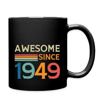 Awesome since 1949 - Full Colour Mug - black - Right