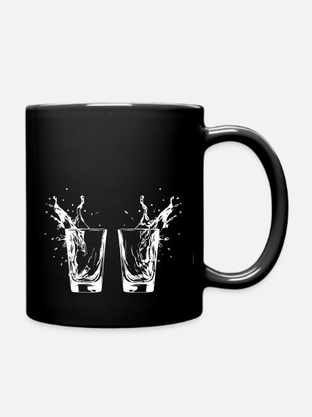Tequila Glas Prost Party - Tasse einfarbig - Schwarz
