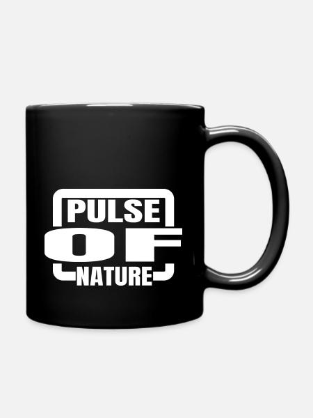Heartbeat Symbolism Statement Heartbeat Quotes - Full Colour Mug - black