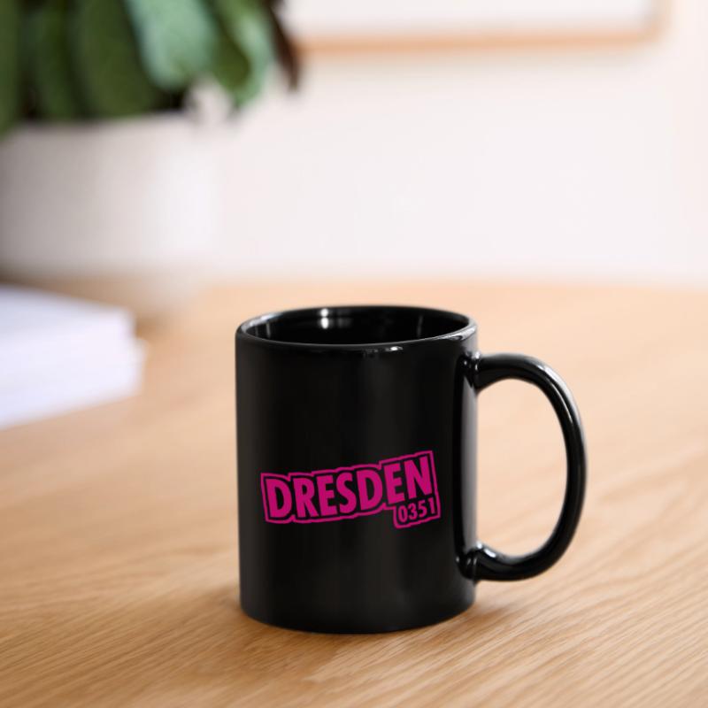 Dresden - 0351 - Area Code - Saxony Full Colour Mug