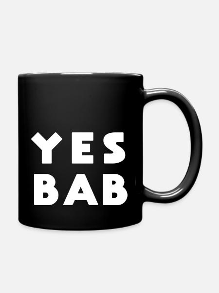 Ja Bab Birmingham Slang - Tasse einfarbig - Schwarz