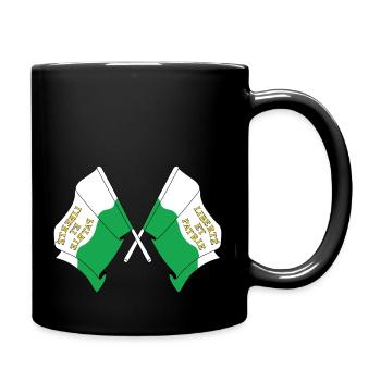 Two flags Vaud Switzerland - Full Colour Mug - black - Right
