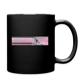 WAVERUNNER - Chemise de surfeur - Mug uni - noir - Droite