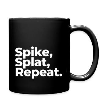Spike, Splat, Repeat. - Full Colour Mug - black - Right