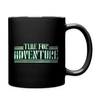 Time for Adventure - Full Colour Mug - black - Right
