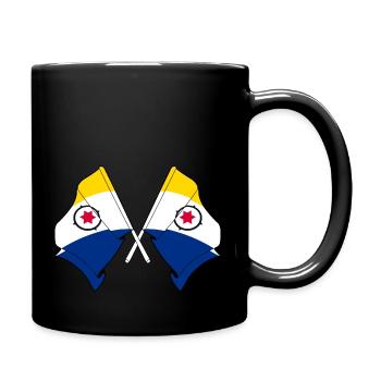 Deux drapeaux Bonaire - Mug uni - noir - Droite