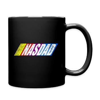 Funny Nasdad Racing car For Father's Day - Tasse einfarbig - Schwarz - Rechts