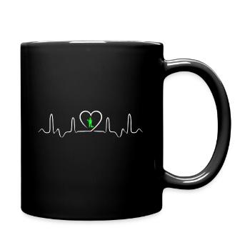 Cultivateur - Mug uni - noir - Droite