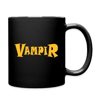 VAMPIR - Tasse einfarbig - Schwarz - Rechts