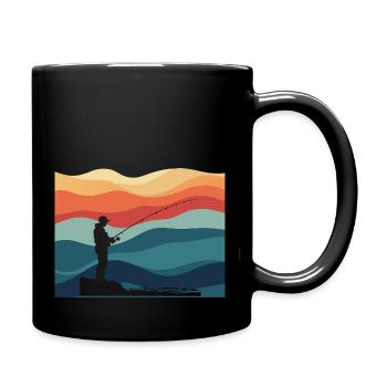 Fishing Carp Fishing Fishing Tackle - Full Colour Mug - black - Right