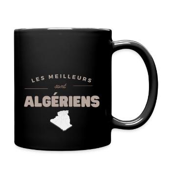 Les meilleurs sont Algériens - Mug uni - noir - Droite