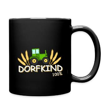 Dorfkind 100% - Full Colour Mug - black - Right