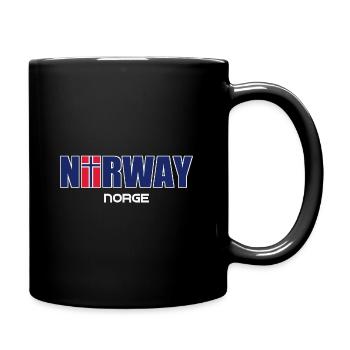 Norway - Norge - Norway - Flag - Scandinavia - Full Colour Mug - black - Right