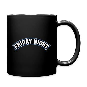Friday Night Retro Arcade Design - Full Colour Mug - black - Right