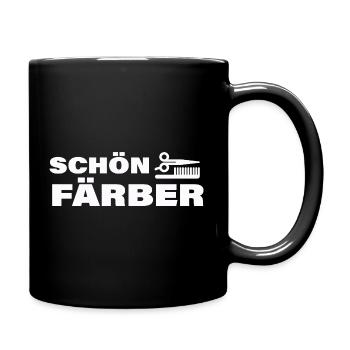 SCHÖNFÄRBER - Tasse einfarbig - Schwarz - Rechts
