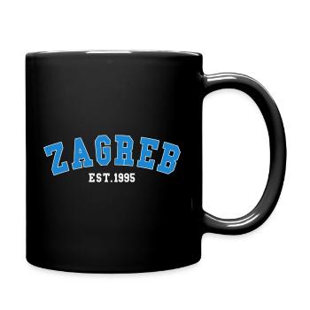 Zagreb Est.1995 - Tasse einfarbig - Schwarz - Rechts