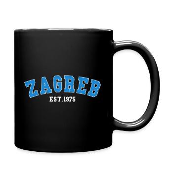 Zagreb Est.1975 - Tasse einfarbig - Schwarz - Rechts