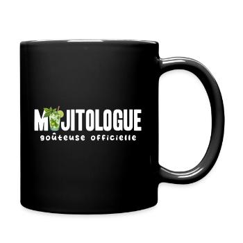 Mojitologist T-shirt Humor Women Evening Mojito - Full Colour Mug - black - Right