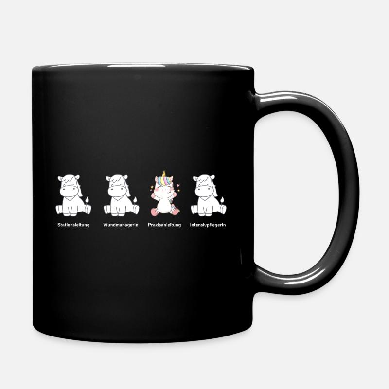 Les instructeurs pratiques, les licornes en soins infirmiers - Mug uni - noir
