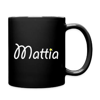 Mattia - Mug uni - noir - Droite