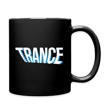 trance music logo design. - Full Colour Mug - black - Right